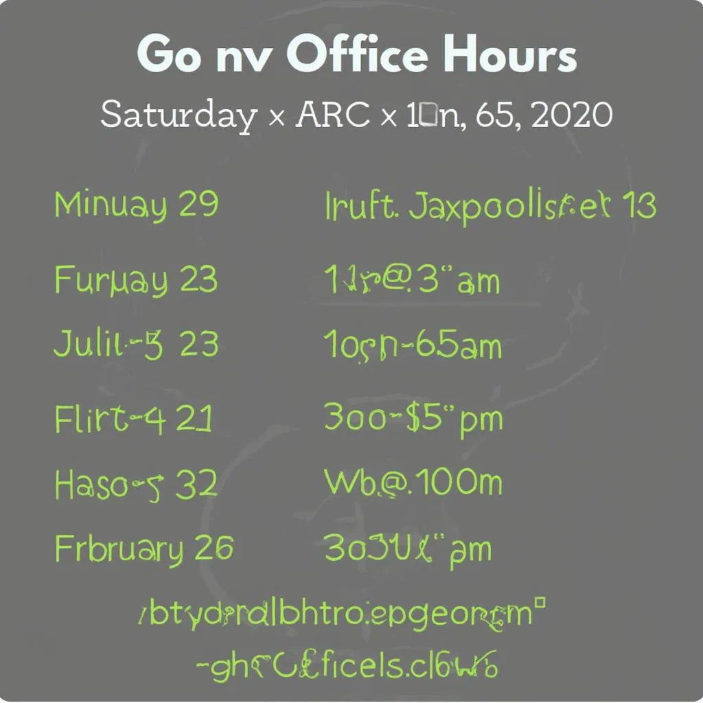 Office Hours
